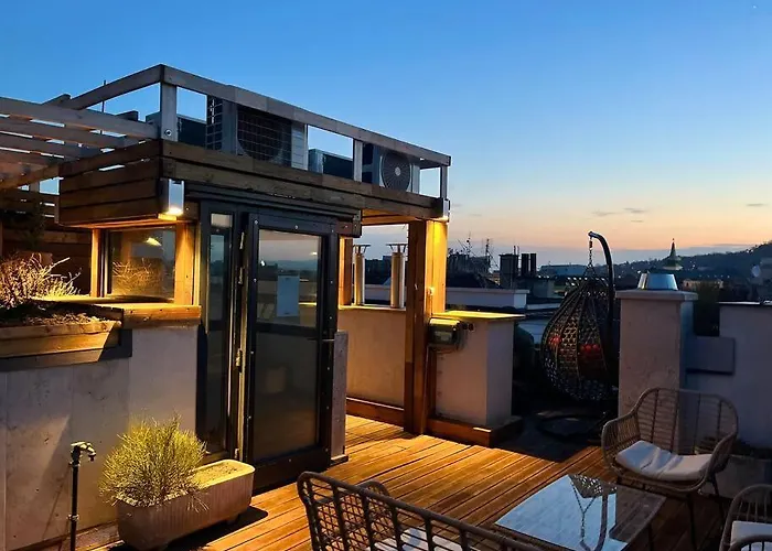 Bright Sunny W Shared Jacuzzi And Rooftop Terrace 360 View Mk2 Appartement